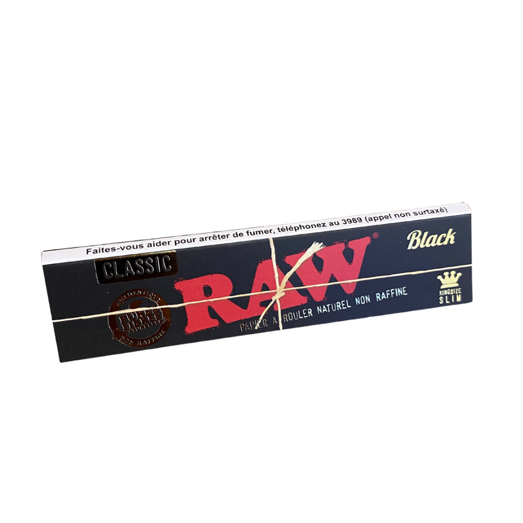 FEUILLE SLIM RAW ÉDITION BLACK