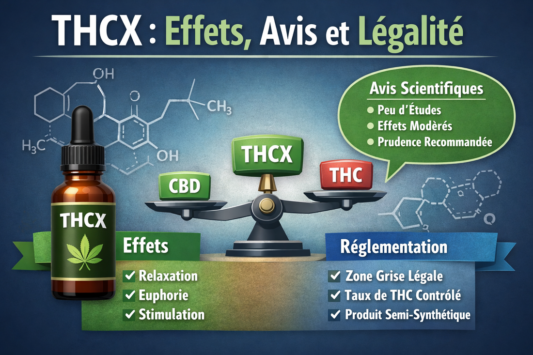 THCX : effets, avis scientifiques, légalité et risques à connaître