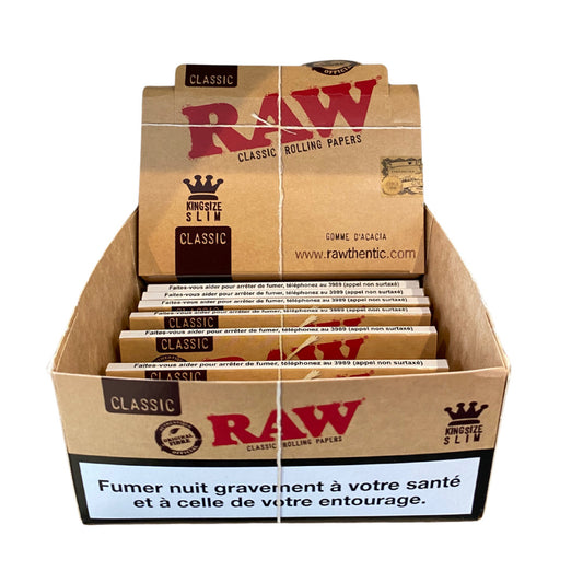 FEUILLE SLIM RAW NON BLANCHIS