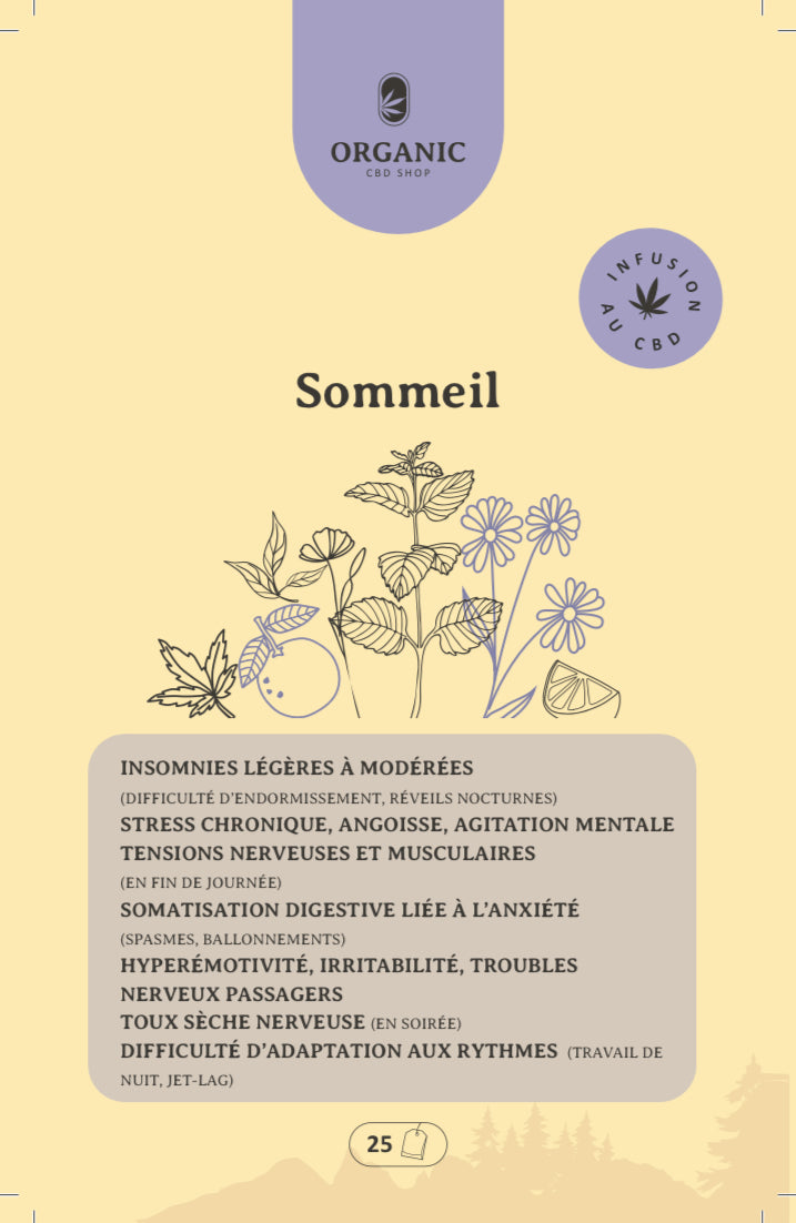 INFUSION CBD BIO SOMMEIL 50g
