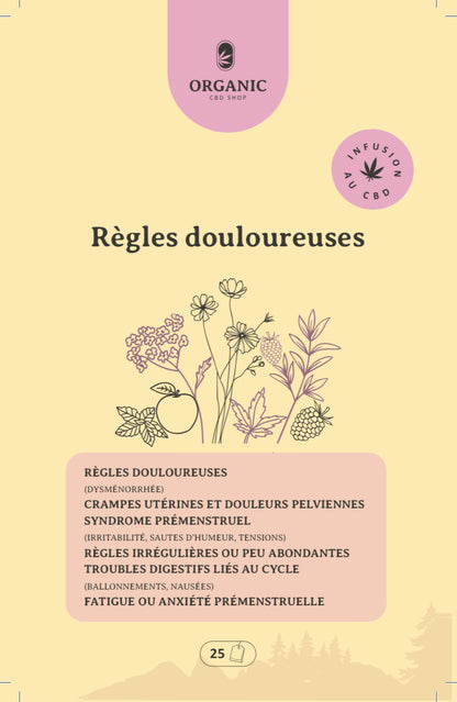 INFUSION CBD BIO REGLE DOULOUREUSE 50g