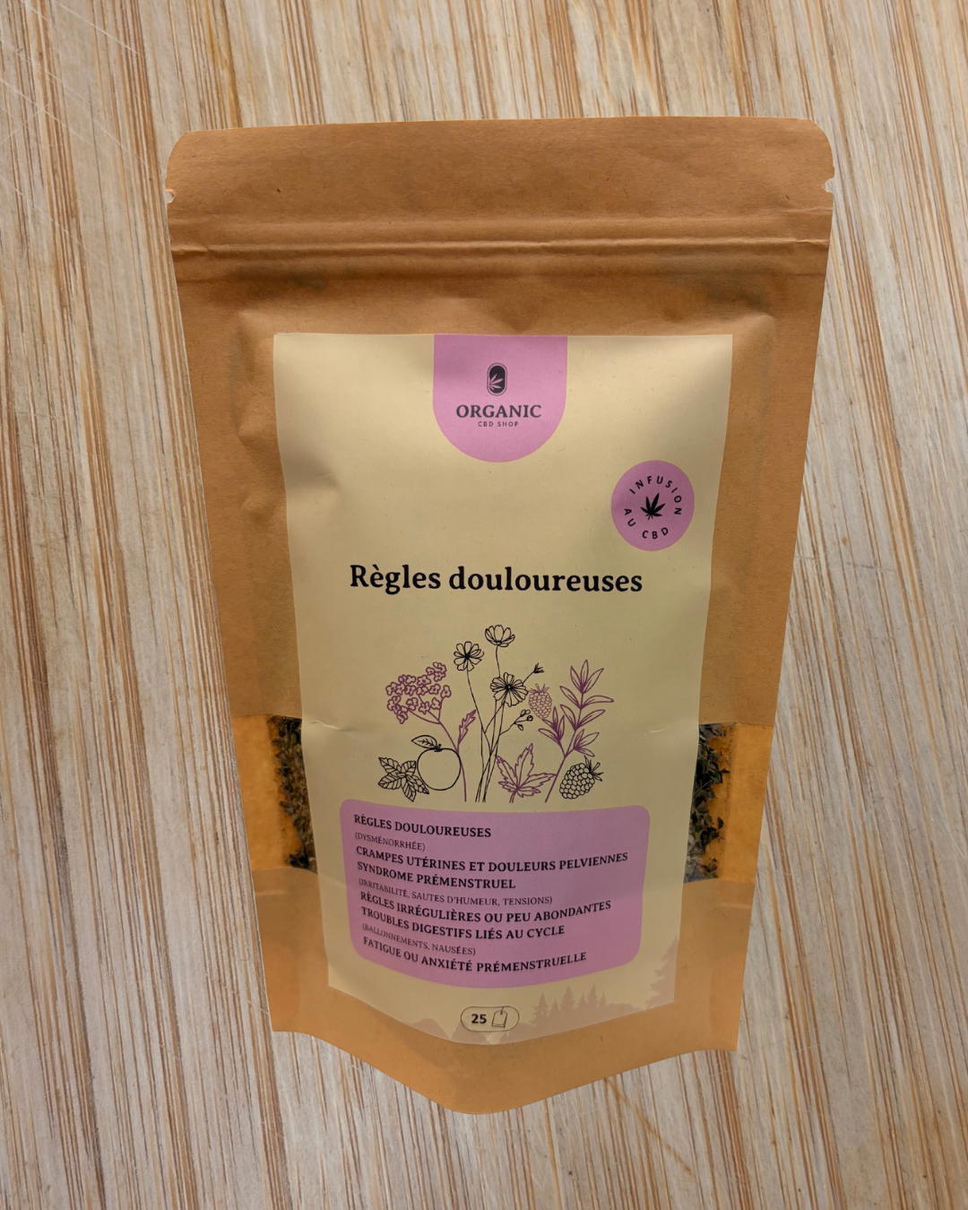 INFUSION CBD BIO REGLE DOULOUREUSE 50g