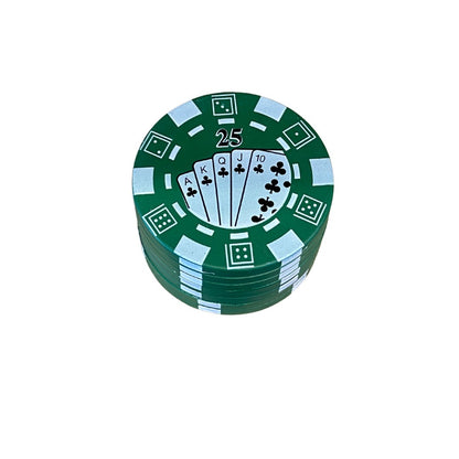 GRINDER PLASTIQUE VEGAS POKER 40MM