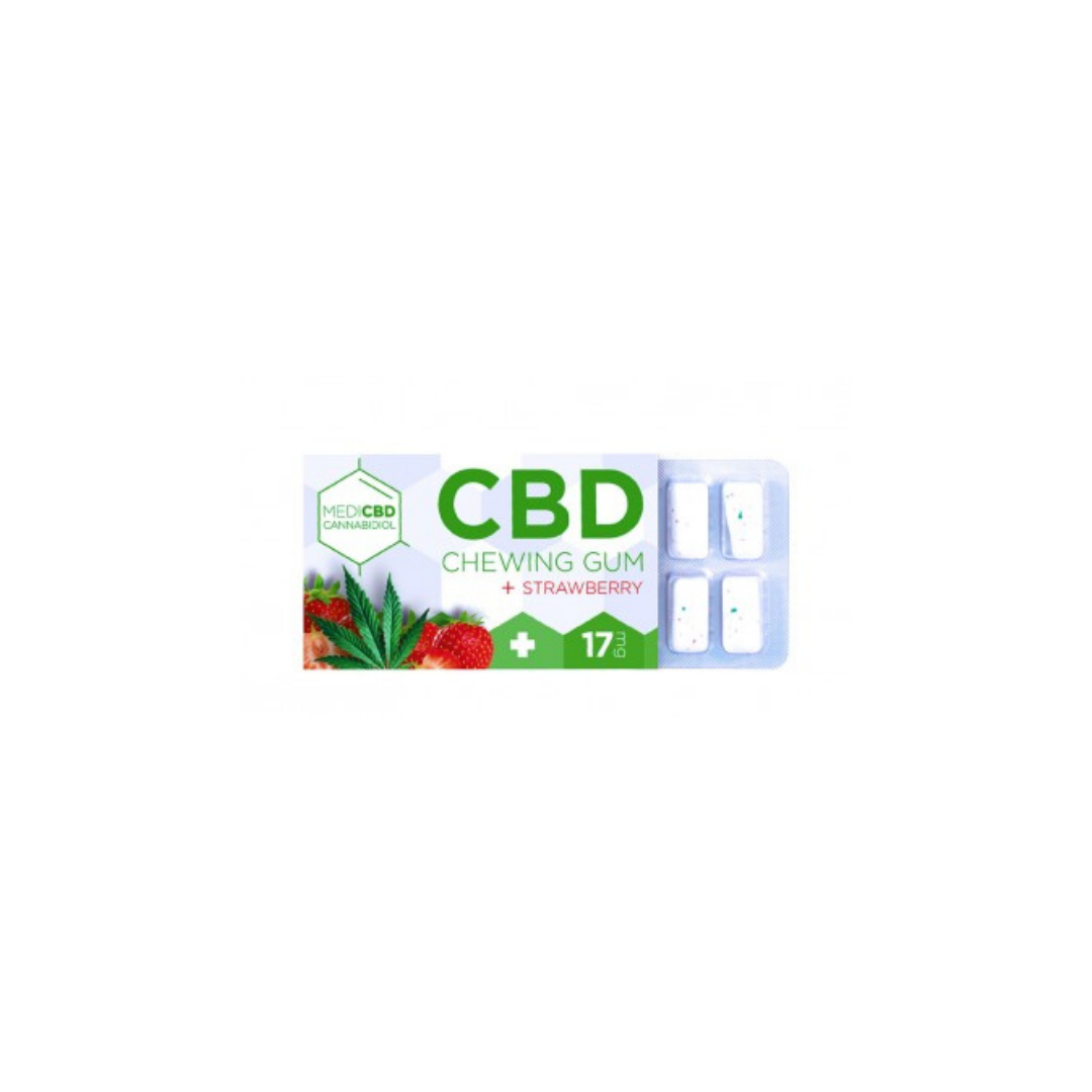 CHEWING GUM CBD 17mg FRAISE